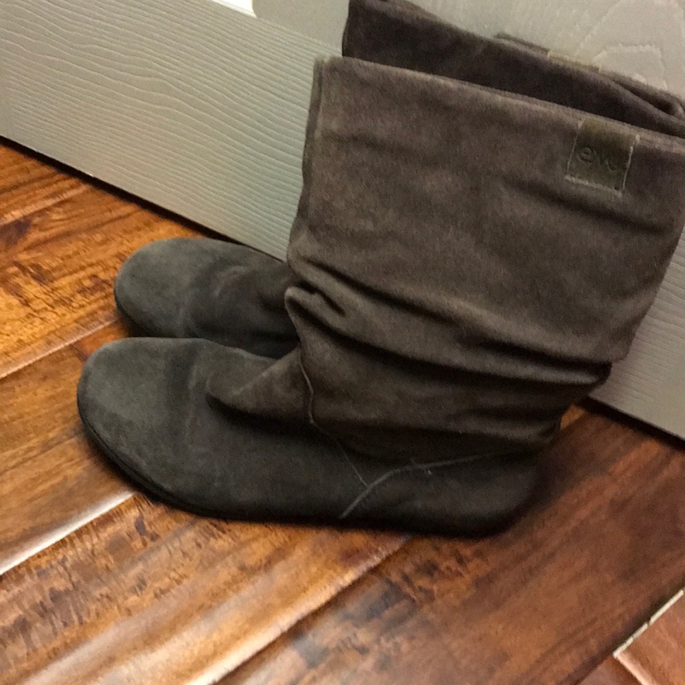 Women’s brown lined winter boots slouchy